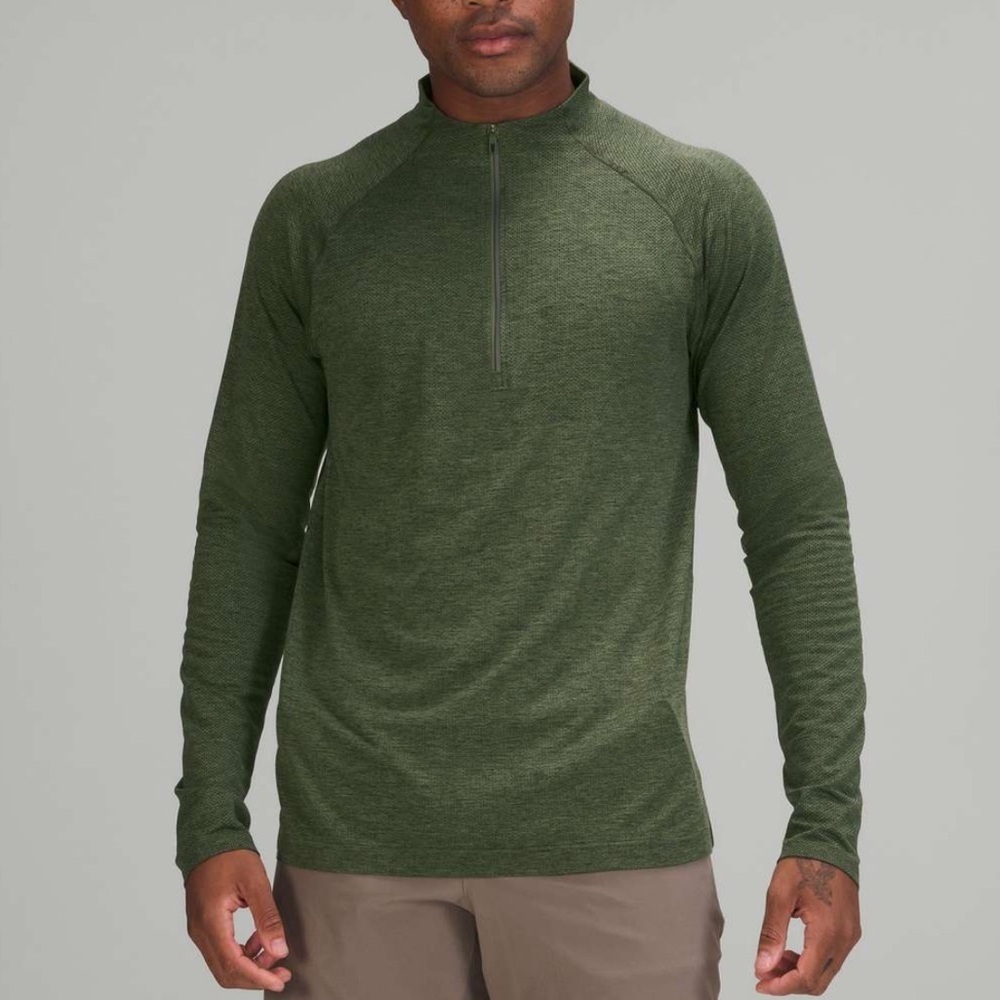 Lululemon Metal Vent Tech Half-Zip 2.0
Rainforest Green / Green Twill
